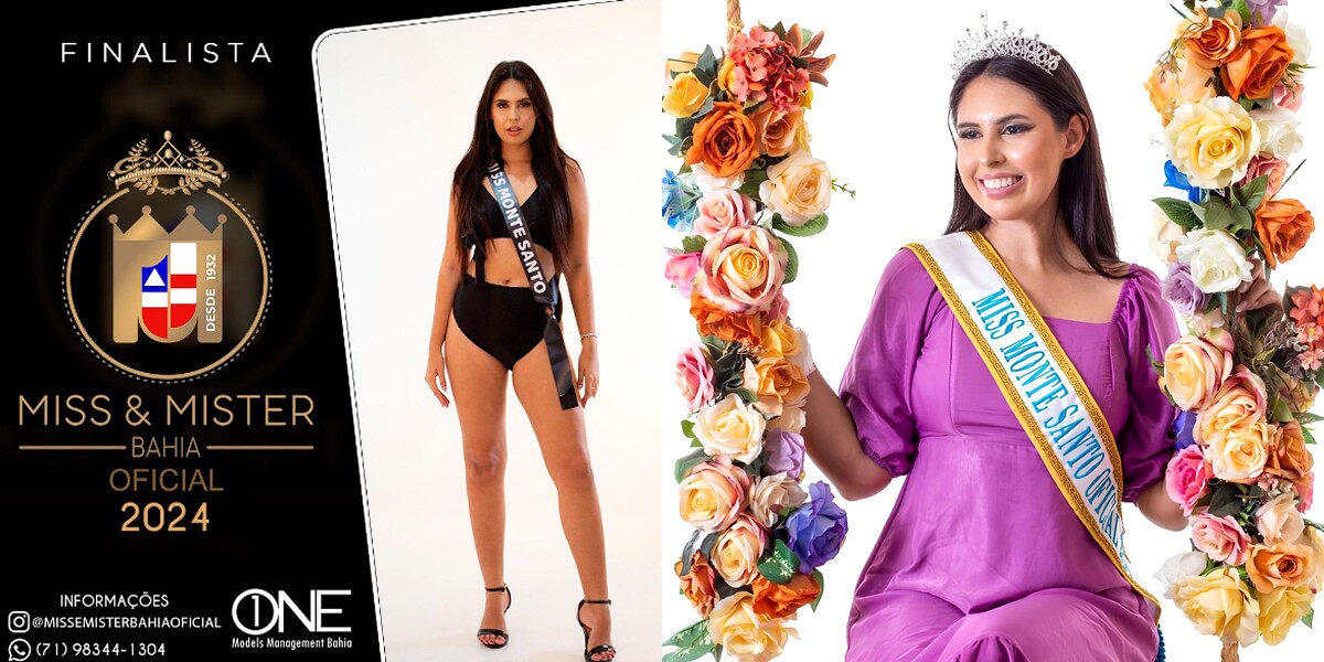 Jovem Montesantese é Finalista do Concurso Miss & Mister Bahia: Um Sonho Realizado