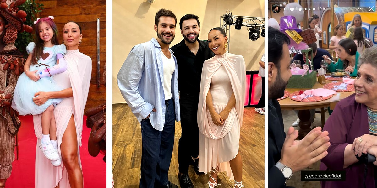 Influenciador de Monte Santo, Thiago Lago, participa do aniversário de Zoe, filha de Sabrina Sato e Duda Nagle