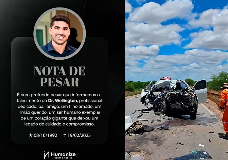 Monte Santo: Tragédia na BR-116 Resulta na Morte do Médico Oftalmologista Wellington Furtado